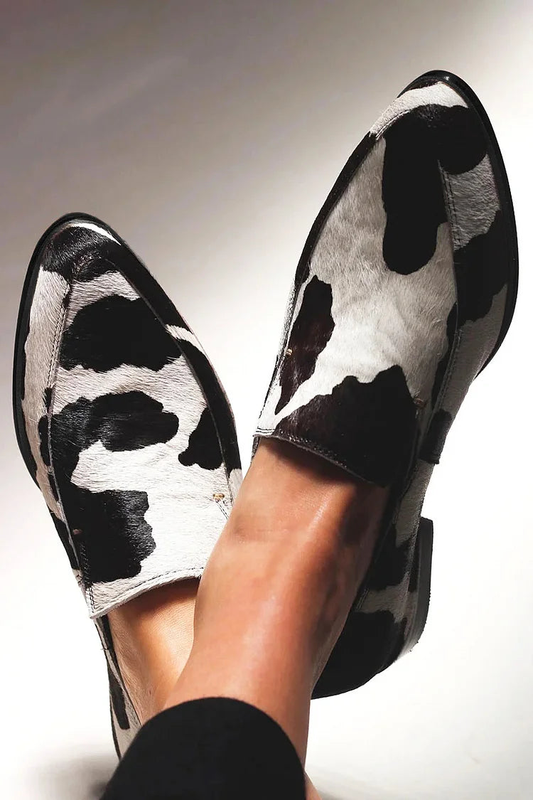 Mocasines Dakota Wild | Estampado efecto pelo bicolor