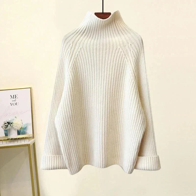 Conjunto Nube Knit | Jersey canalé oversize y pantalón fluido