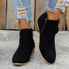 Botines Nara | Diseño con cremallera lateral y suela de confort