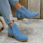 Botines Nara | Diseño con cremallera lateral y suela de confort