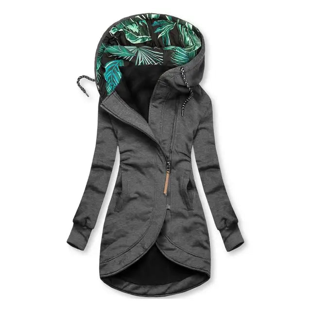 Chaqueta Oslo Tropic | Sudadera larga con capucha cruzada