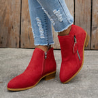 Botines Nara | Diseño con cremallera lateral y suela de confort