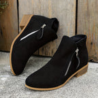 Botines Nara | Diseño con cremallera lateral y suela de confort